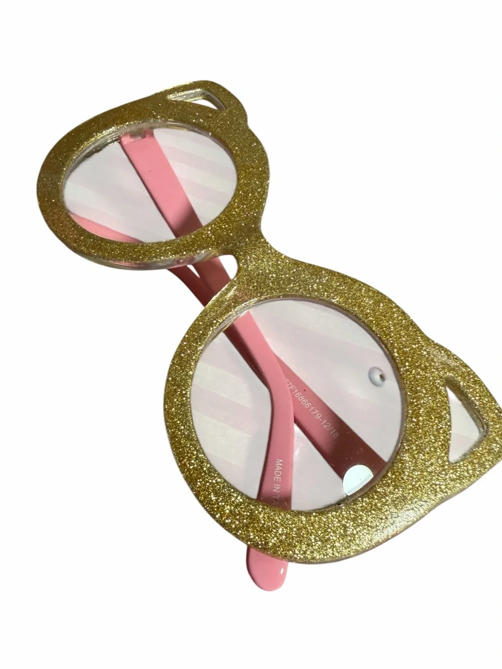 Kids’ Glitter Cat Fashion Eye Glasses CosGlitter